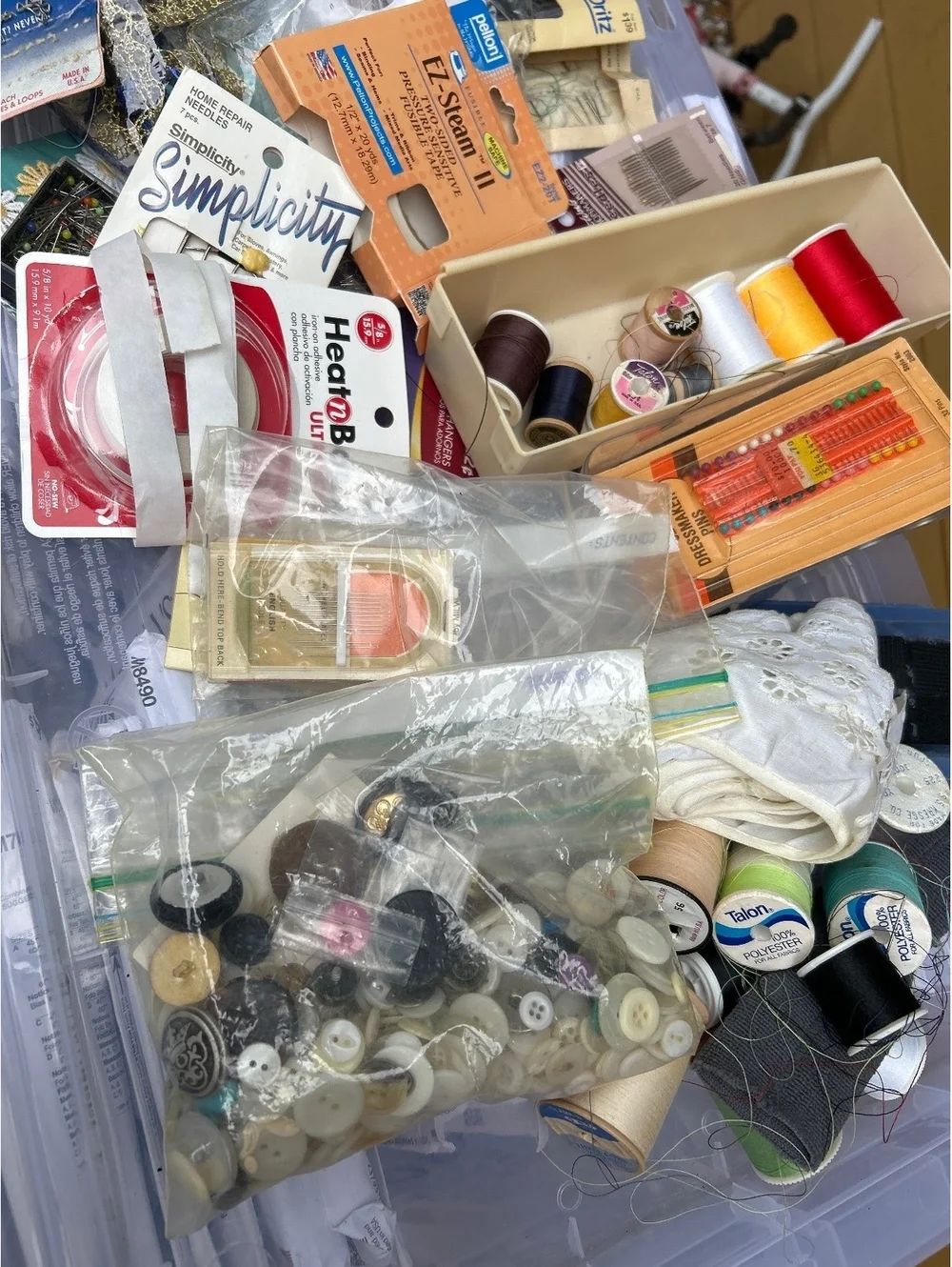 Bag sewing junk
